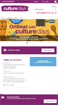 Mobile Screenshot of culturedays.ca
