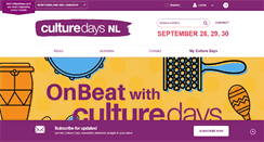 Desktop Screenshot of nl.culturedays.ca